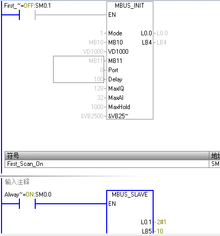 SMART200  MODBUS通讯超时