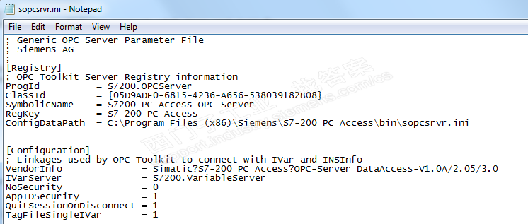 WIN764位系统，安装PC Access,用于与WINCC进行OPC通信，启动测试客户机，报错“出现错误”