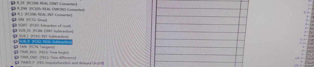 CFC中被替换的功能块如何恢复