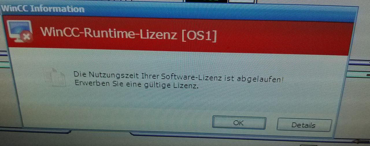 wincc运行时报Wincc-Runtime-Lizenz【OS1】怎么解决啊