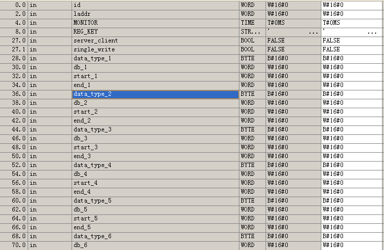 区域长度错误 Area length error when reading