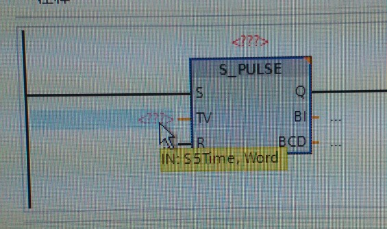 TIA Portal v11 博图中 定时器s_pulse 的TV端的数据类型 s5TIME 可以修改吗?