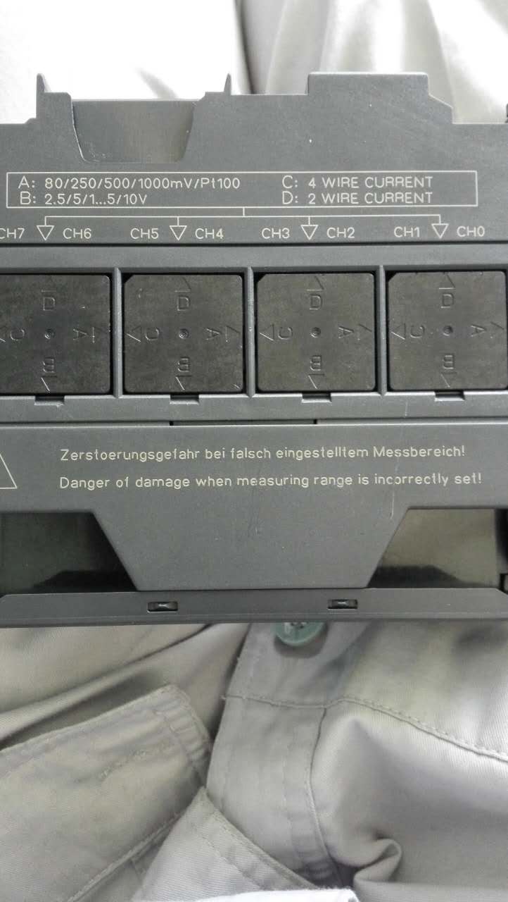 SM331 模拟量输入模块数据读不出来