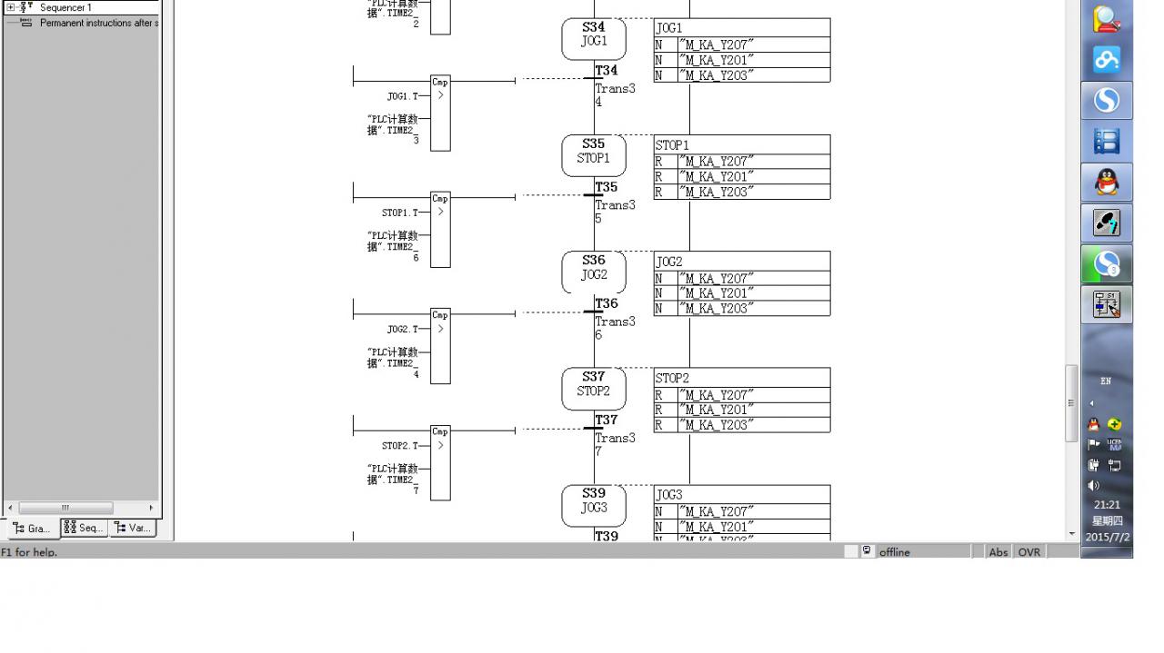 S7-GRAPH的特有时间无法自动复“0”
