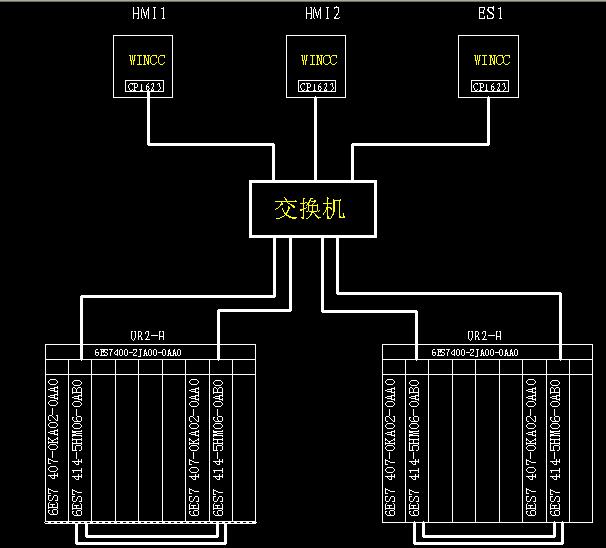 400H之间通讯并与上位机单路径通讯，图片设计是否能正常使用？