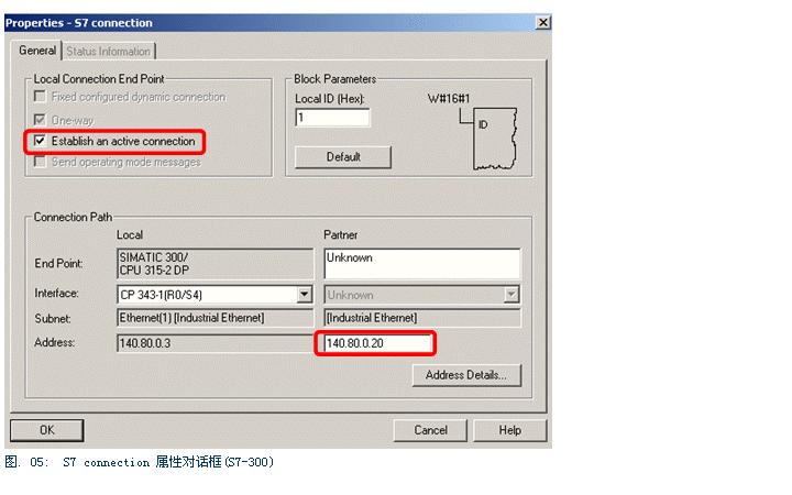 S7连接属性