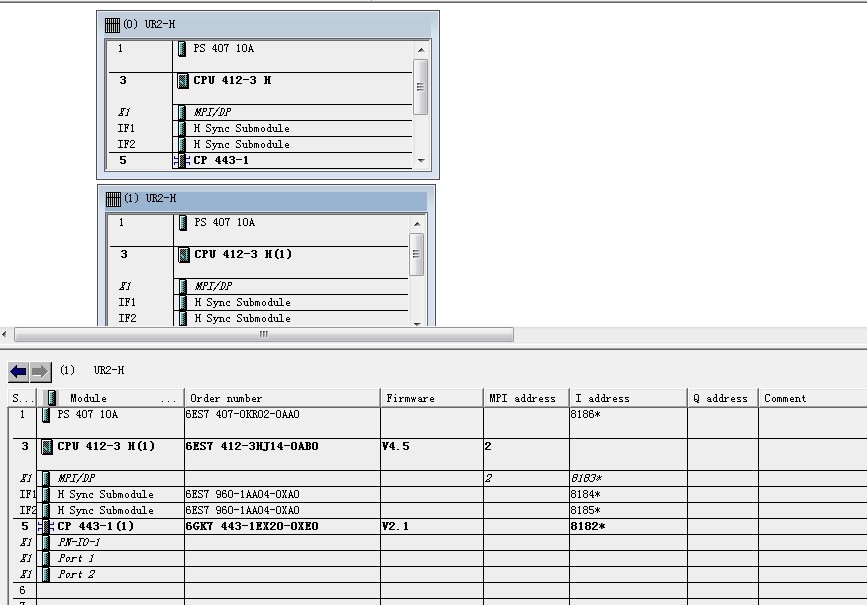 S7 400冗余控制器组态疑问