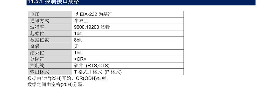 SMART 200 RS232通讯