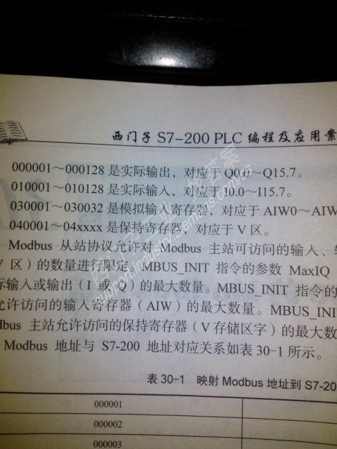 S7200PLC用MODBUS库做RTU通讯的问题