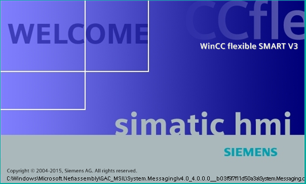 wincc flexible smart V3安装后 卡启动界面