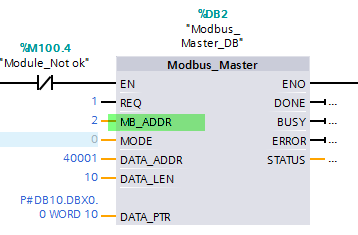 MODBUS RTU协议的串行通信，MODBUS从站的站地址，在哪里设置的？