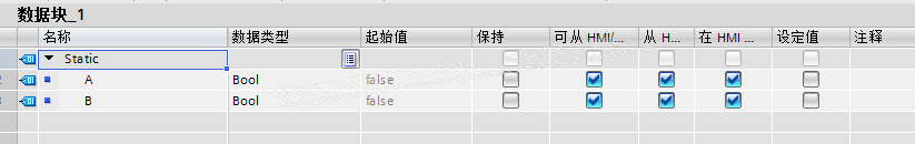 博图V14数据块里的偏移量地址怎么显示，在属性栏去掉“优化块的访问”也不显示？