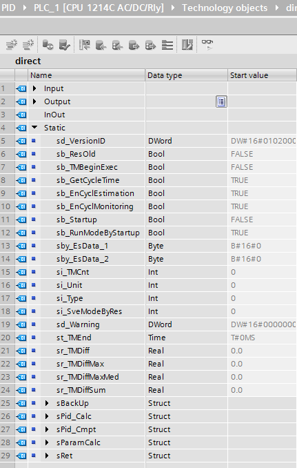S7-1200与1500直接添加的PID指令的数据块,参数为什么很不一样?