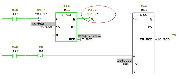 FC块内信号边沿不能用块临时变量存储吗