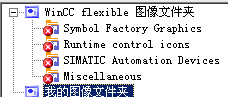 wincc flexible 2008  图形库里面都显示叉叉，没图形了，怎么办？