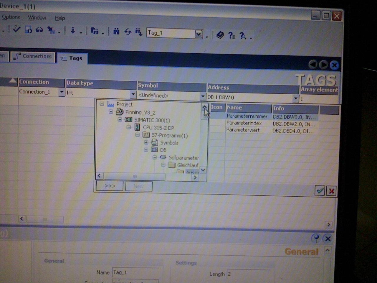 wincc flexibale 2008  编辑变量时，提示没有跟PLC连接