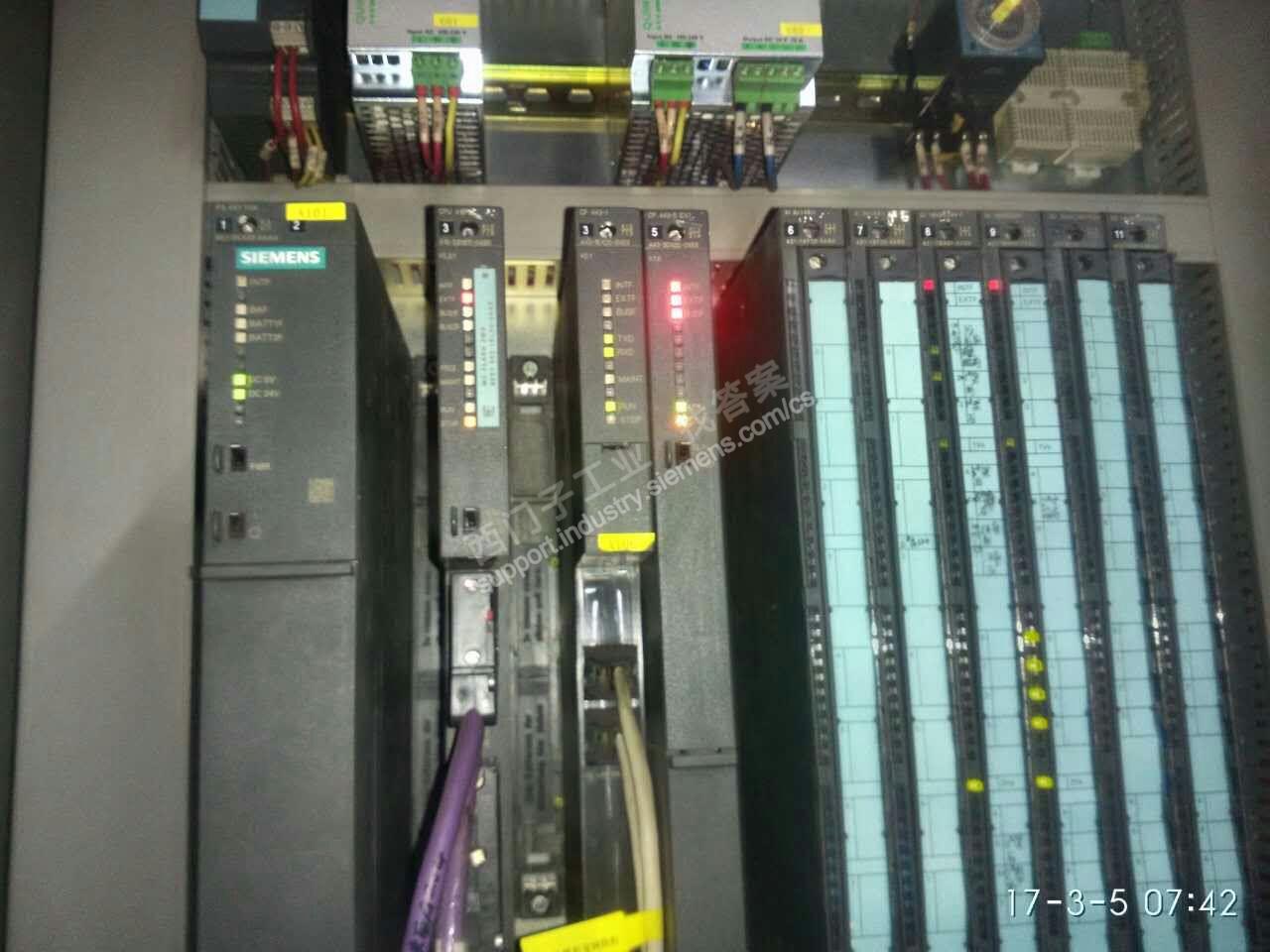cpu416-2运行过程中突然停机