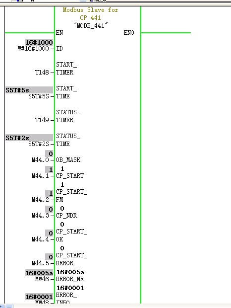 412-3H CP441-2通讯问题