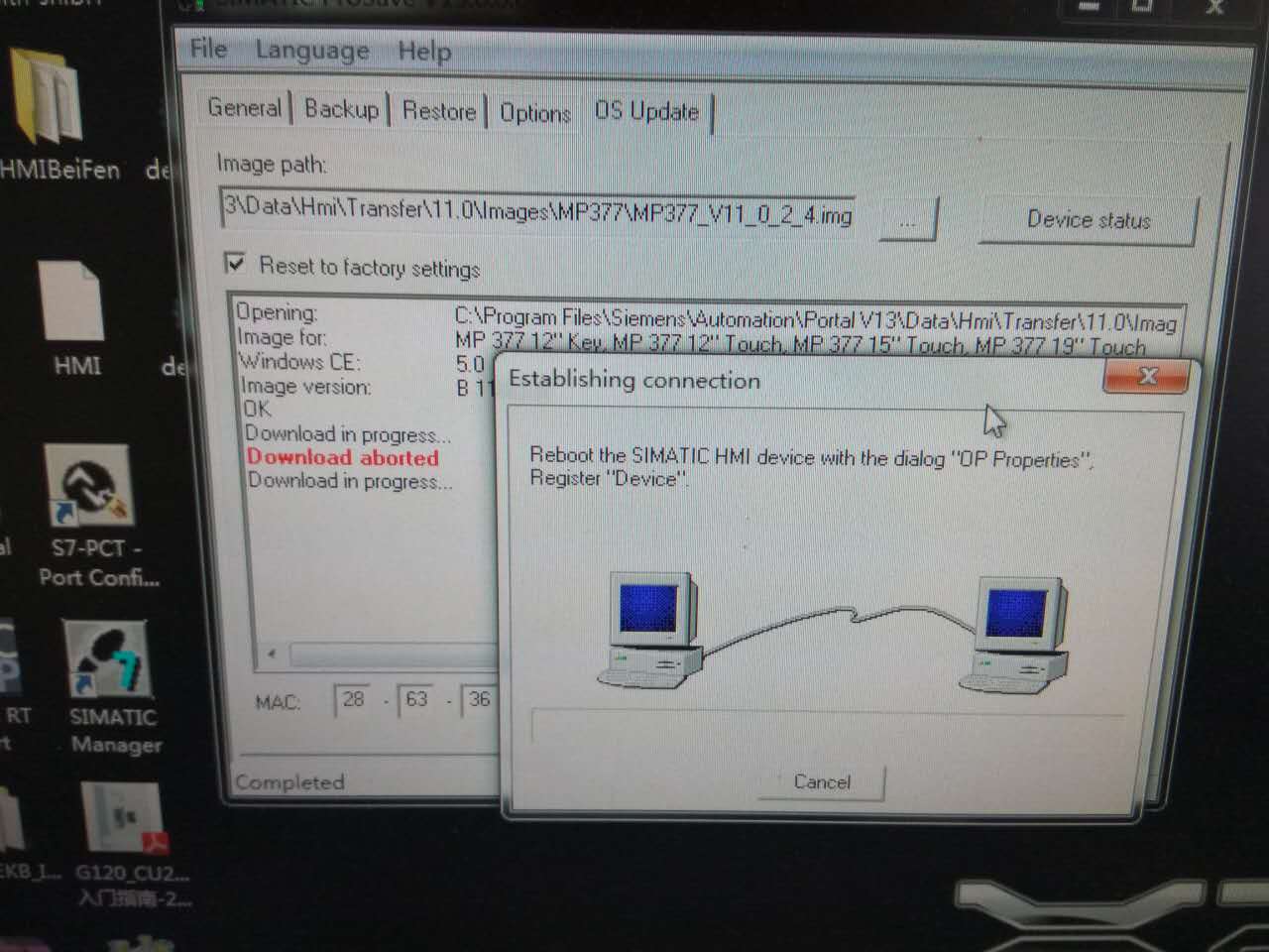 MP377 恢复出厂设置