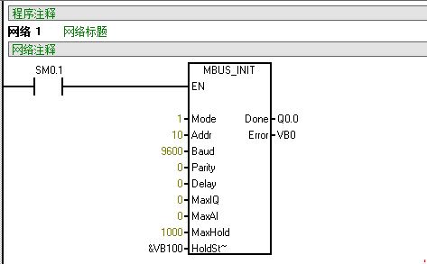 S7-200Modbus通讯完成标志