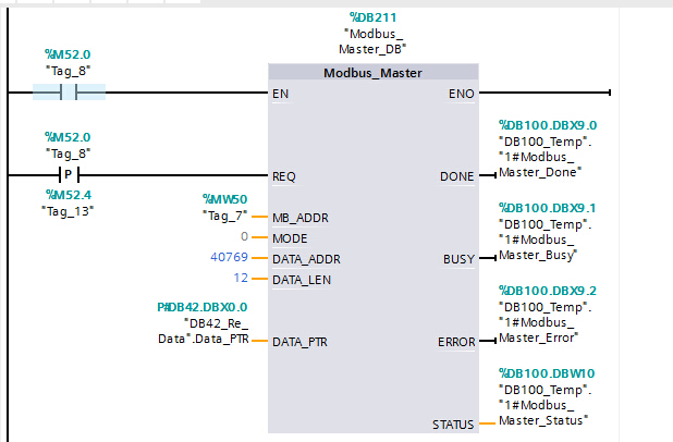S7-1200(1500)modbus RTU调试的疑问