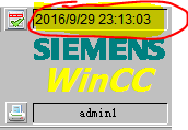 wincc里的时间和电脑系统时间不一致,怎么修改?