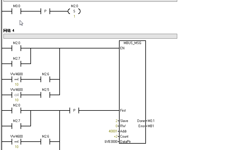 组态王和s7-200PLC通信程序，modbus485通信