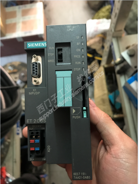 ET200S IM151-7 CPU当主站，不能与电脑连接