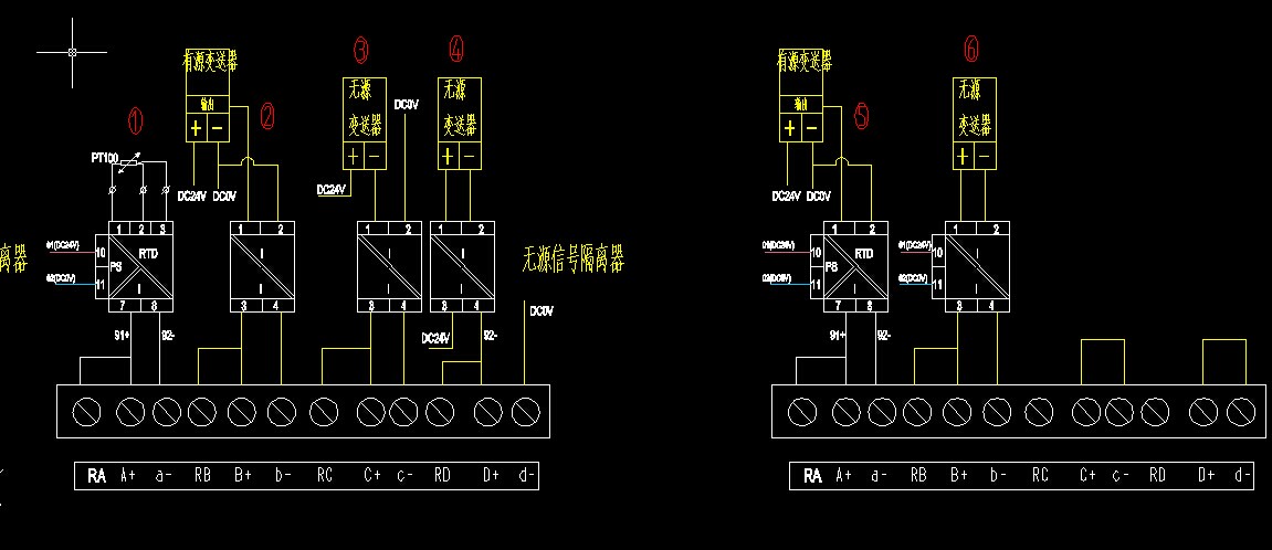 关于CPU224XP自带模拟量输入接线的问题;有源或无源信号隔离器的接线问题