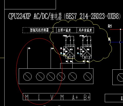 西门子 CPU224XP自带的模拟量输出与博世力士乐FB系列变频器模拟量输入对接的问题
