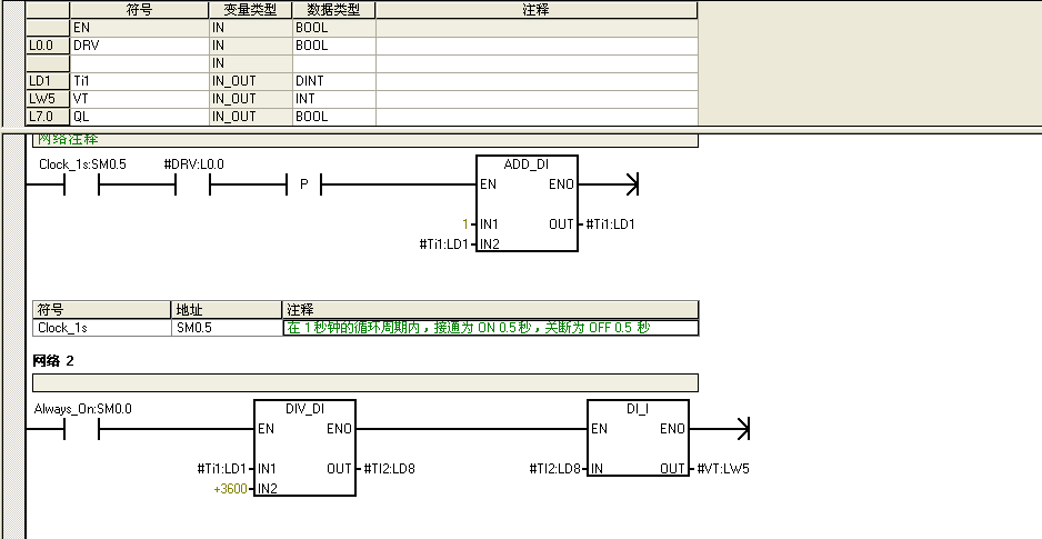 S7-200plc中SM0.5当计时器用问题