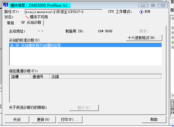 DP  +诊断信息