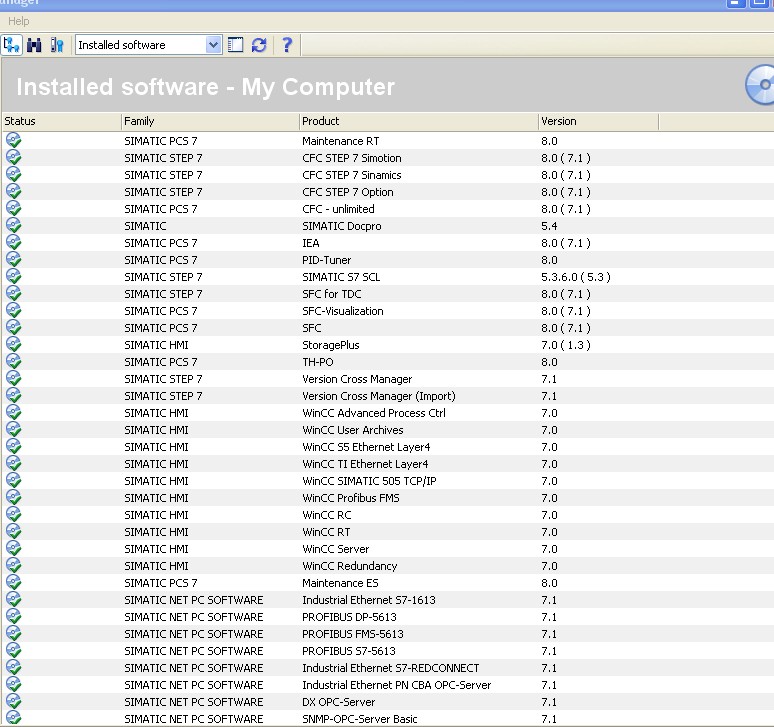 PCS7 V8.0 安装后无法打开程序