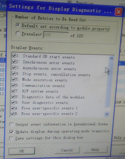 s7-400硬件诊断问题
