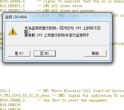 如何上载 一个块的程序  并保留原来的 “注释”