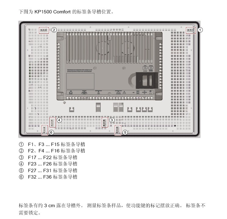KP700comfort按键标签