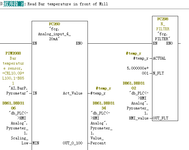 求一个模拟量滤波的程序