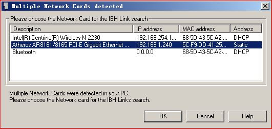 IBH NETWORK的问题