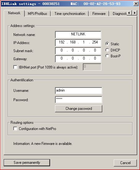IBH NETWORK的问题