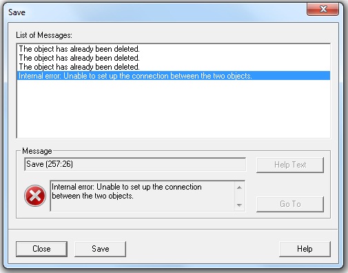 Unable to create the reference data for the current block