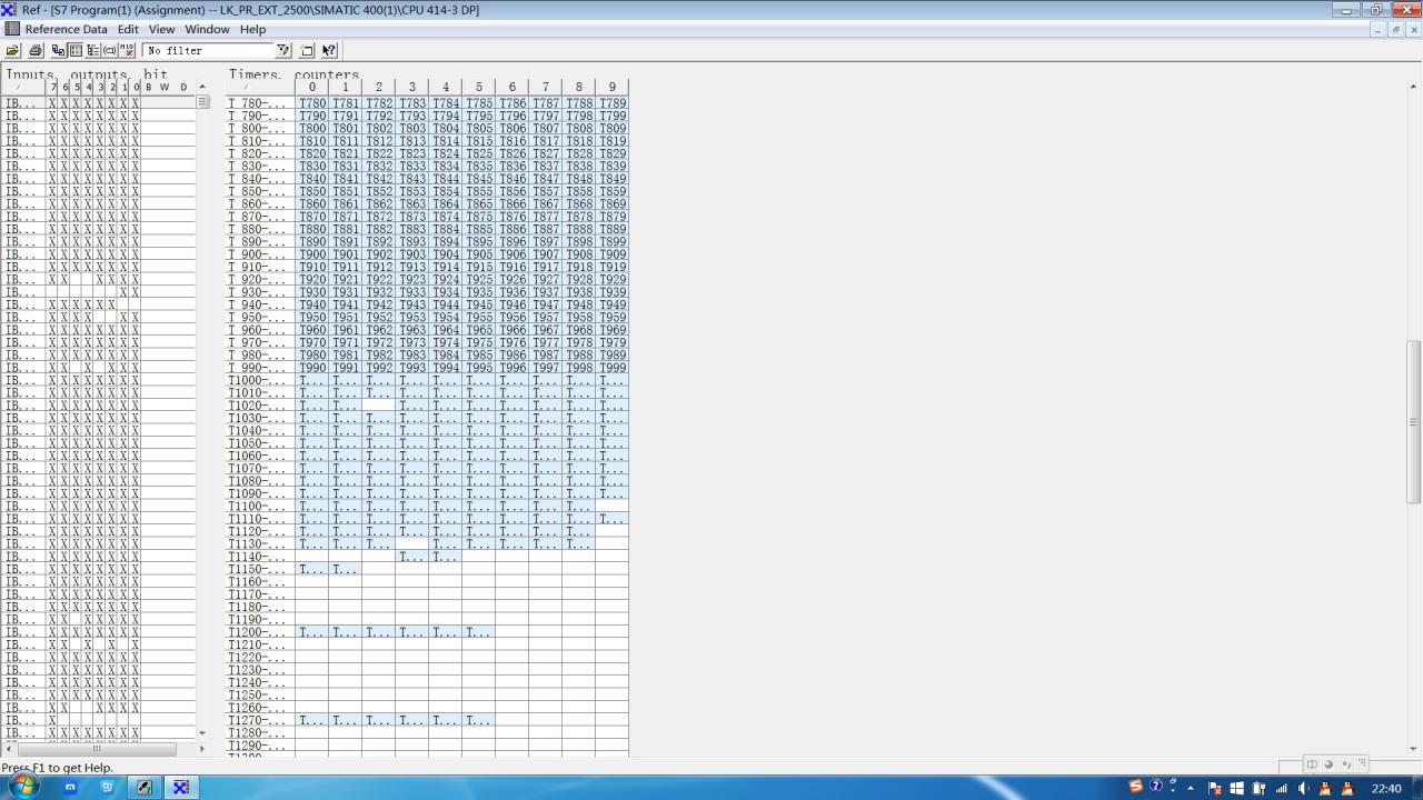 Simatic Manager 交叉引用后的显示