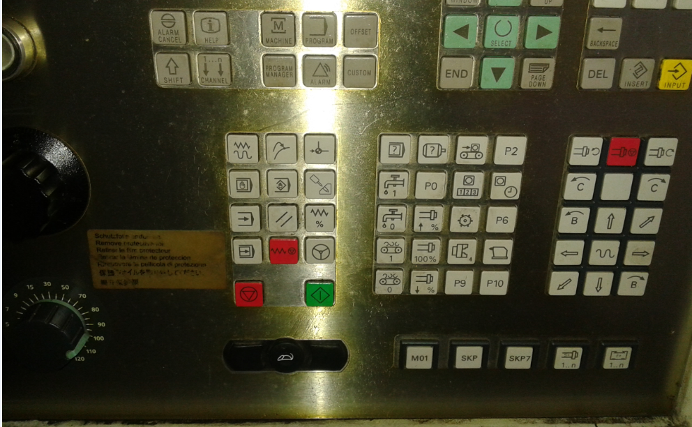810D数控MCP板I/O地址分配