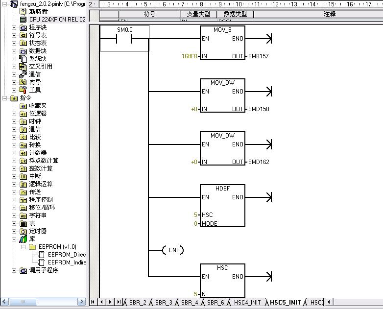 S7-200XP frequency库使用问题