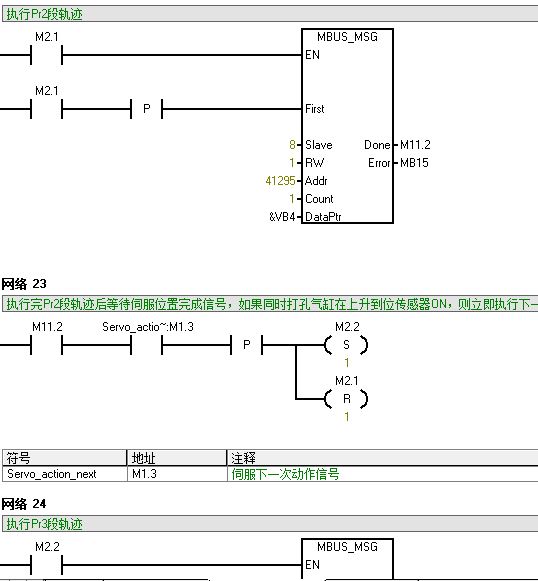 S7200与伺服电机进行Modbus通讯控制