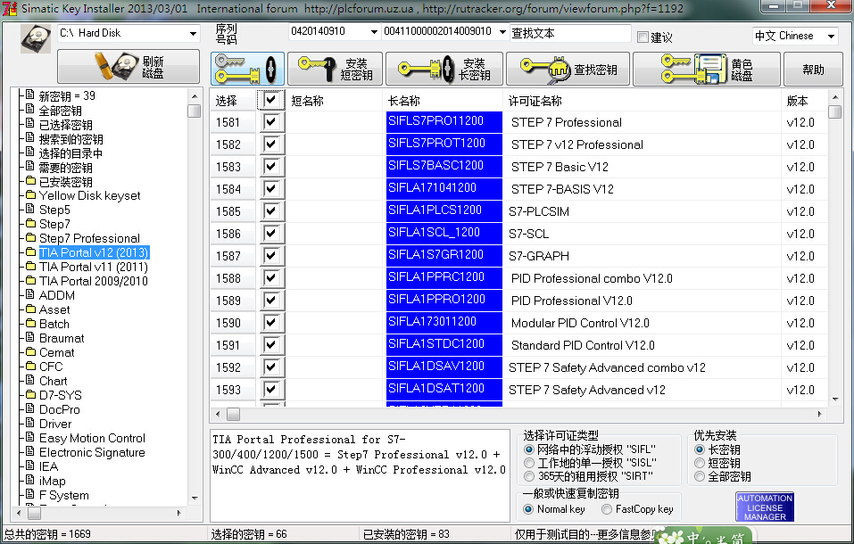 tia v12授权