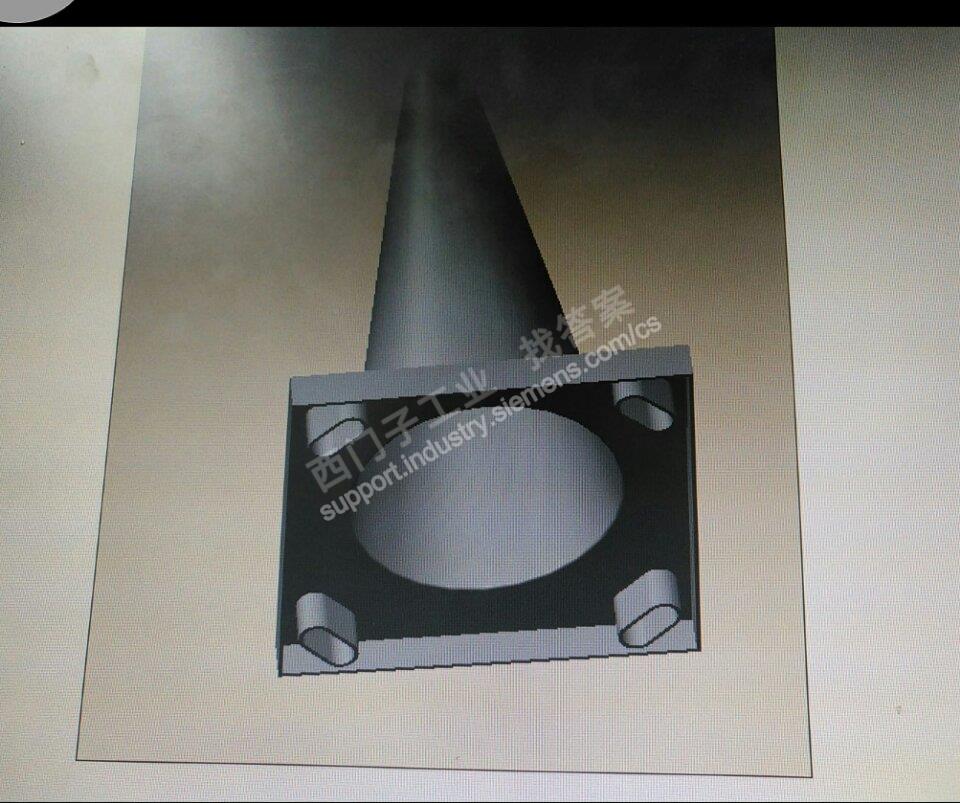 求集思广益:圆锥内表面物体,怎么剥离/分离出来?