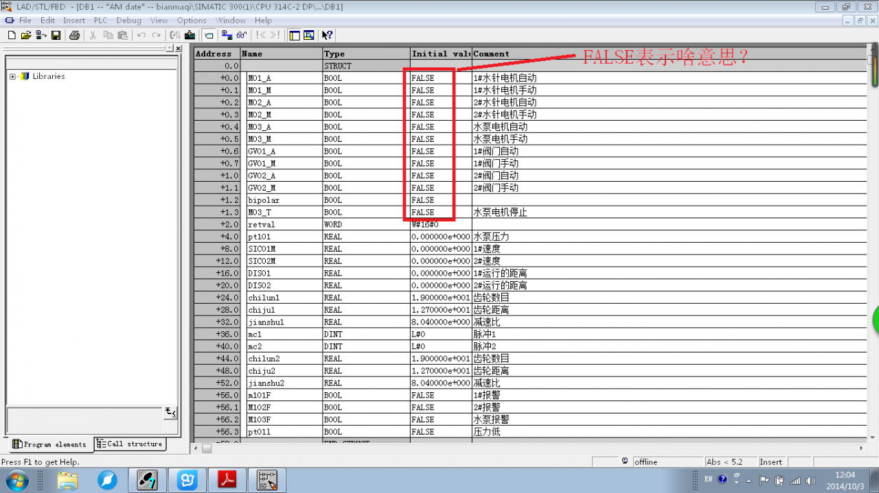 fc105 BIPOLAR极性确定