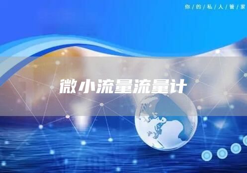 微小流量流量计