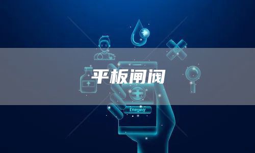 平板闸阀