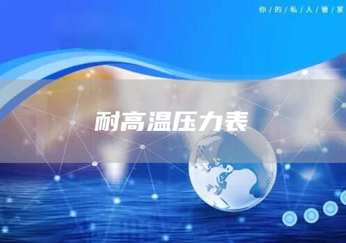 耐高温压力表